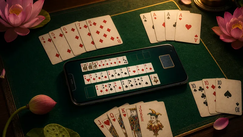 Yono Rummy APK verification console with Android source notes and card table evidence